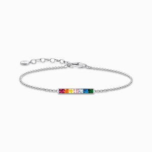 Thomas Sabo Rainbow Heritage Armband bunte Steine silber A2068-477-7 bei Juwelier am Schloss in Schwetzingen Baden-Württemberg