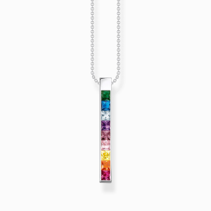 Thomas Sabo Rainbow Heritage Kette bunte Steine silber KE2146-477-7 bei Juwelier am Schloss in Schwetzingen Baden-Württemberg