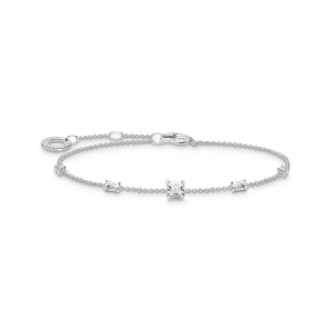 Thomas Sabo Charm Club Armband mit weißen Steinen silber A2059-051-14 bei Juwelier am Schloss in Schwetzingen Baden-Württemberg