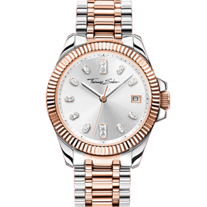 Thomas Sabo Bicolor Damenuhr Bicolor roségold silber WA0371-277-201 bei Juwelier am Schloss in Schwetzingen Baden-Württemberg