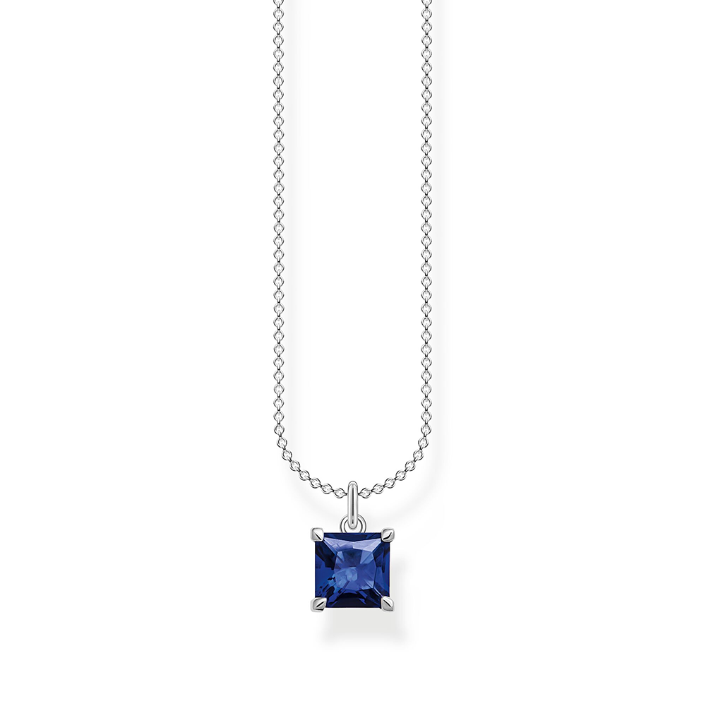 Thomas Sabo Charm Club Kette mit blauem Stein silber KE2156-699-32 bei Juwelier am Schloss in Schwetzingen Baden-Württemberg