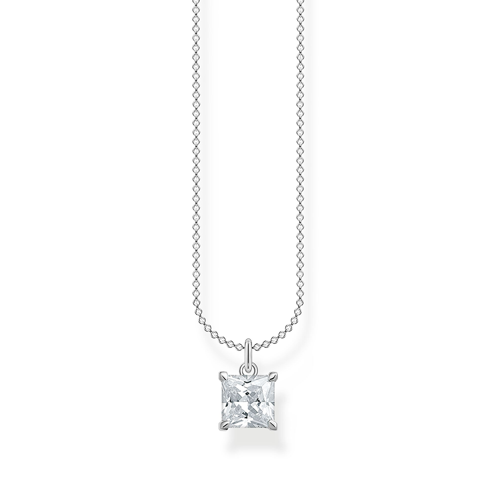 Thomas Sabo Charm Club Kette mit weißem Stein silber KE2156-051-14 bei Juwelier am Schloss in Schwetzingen Baden-Württemberg