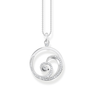 Thomas Sabo Ocean Vibes Kette Welle mit weißen Steinen KE2143-051-14 bei Juwelier am Schloss in Schwetzingen Baden-Württemberg