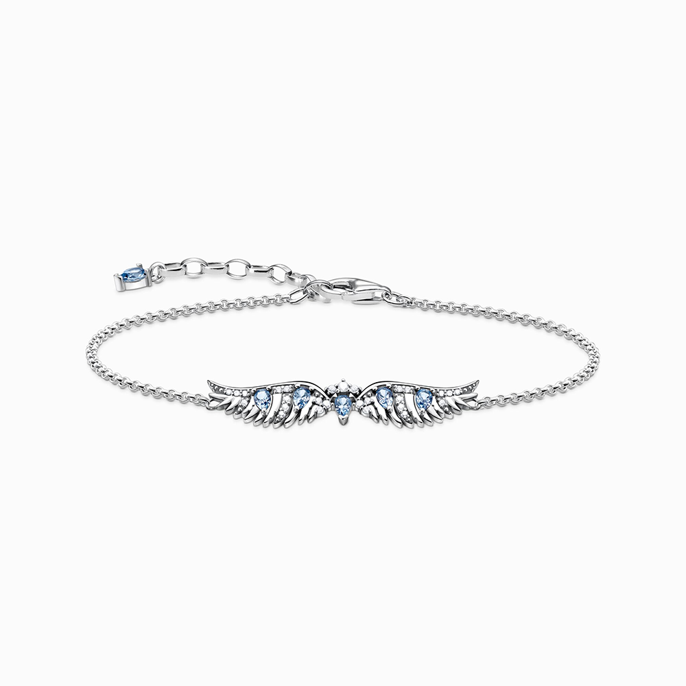 Thomas Sabo Rising Phoenix Armband Phönix-Flügel mit blauen Steinen silber A2069-644-1 bei Juwelier am Schloss in Schwetzingen Baden-Württemberg