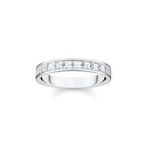 Thomas Sabo Sparkling Heitage Ring weiße Steine Pavé silber TR2358-051-14 bei Juwelier am Schloss in Schwetzingen Baden-Württemberg