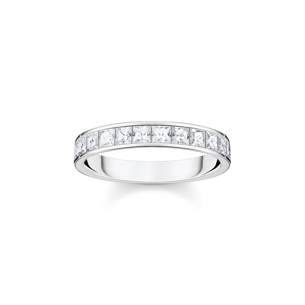 Thomas Sabo Sparkling Heitage Ring weiße Steine Pavé silber TR2358-051-14 bei Juwelier am Schloss in Schwetzingen Baden-Württemberg