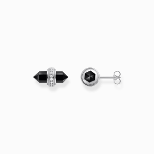 Thomas Sabo Sterling Silver Ohrstecker mit schwarzem Onyx Kristall Silber H2281-641-11 bei Juwelier am Schloss in Schwetzingen Baden-Württemberg