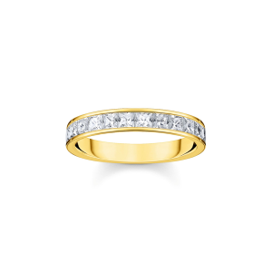 Thomas Sabo Sparkling Heitage Ring weiße Steine Pavé gold TR2358-414-14 bei Juwelier am Schloss in Schwetzingen Baden-Württemberg