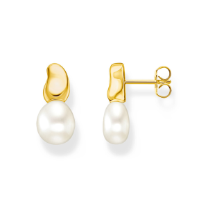 Thomas Sabo Ohrstecker mit Perlen Natural Beauty vergoldet H2320-430-14 bei Juwelier am Schloss in Schwetzingen Baden-Württemberg