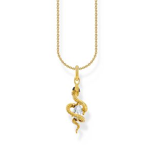 Thomas Sabo True Romance Kette mit Schlangen-Anhänger Tempting Romance vergoldet KE2300-565-14 bei Juwelier am Schloss in Schwetzingen Baden-Württemberg