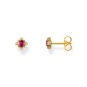 Thomas Sabo True Romance Ohrstecker Vintage mit rotem Stein vergoldet H2311-995-10 bei Juwelier am Schloss in Schwetzingen Baden-Württemberg