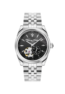 Thomas Sabo Automatikuhr mit 36 mm und Lilienemblem silberfarben WA0414-201-203 bei Juwelier am Schloss in Schwetzingen Baden-Württemberg