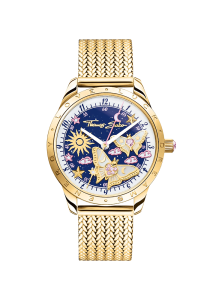 Thomas Sabo Damenuhr mit Schmetterlingen goldfarben WA0430-291-207 bei Juwelier am Schloss in Schwetzingen Baden-Württemberg
