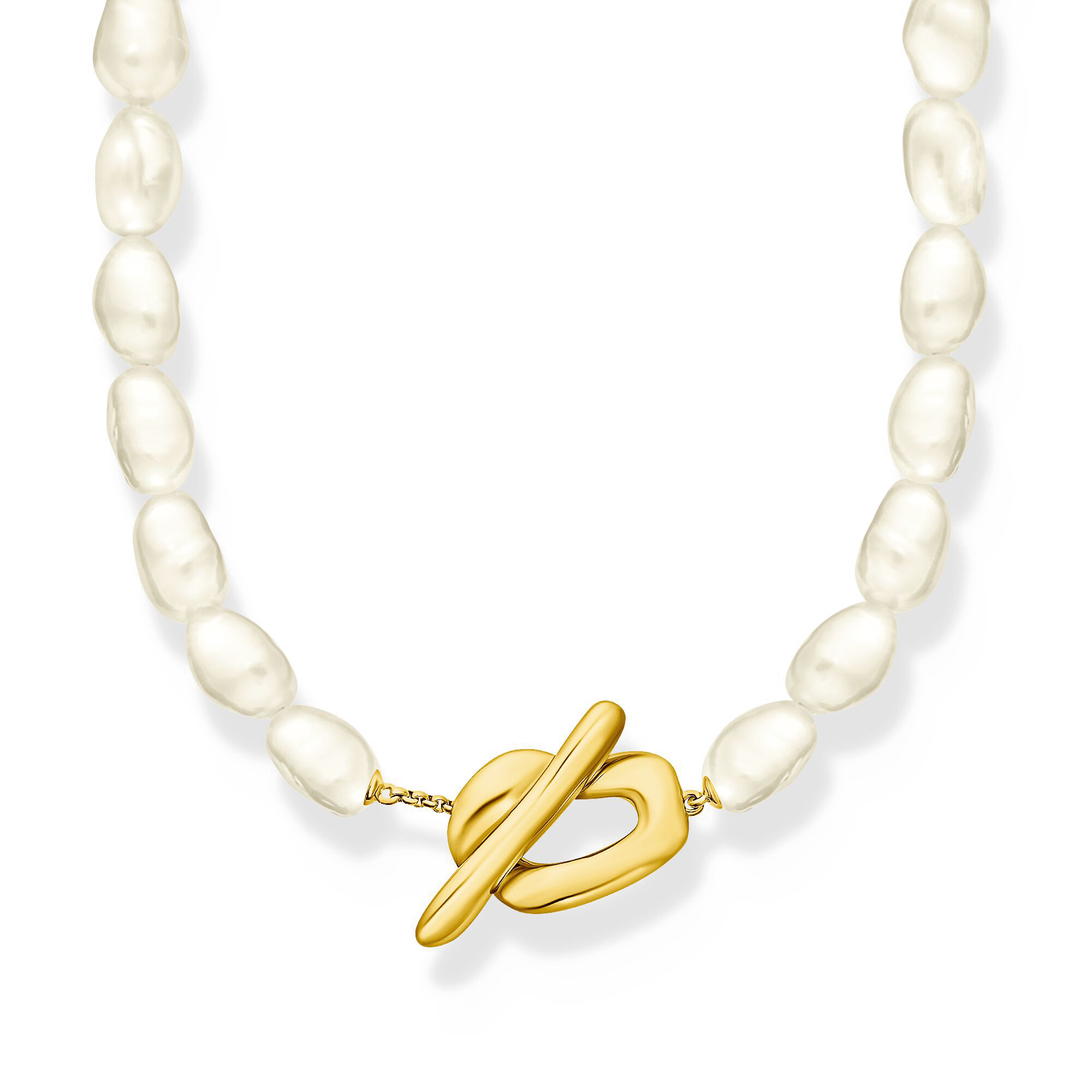 Thomas Sabo Perlenkette Natural Beauty vergoldet KE2320-430-14 bei Juwelier am Schloss in Schwetzingen Baden-Württemberg