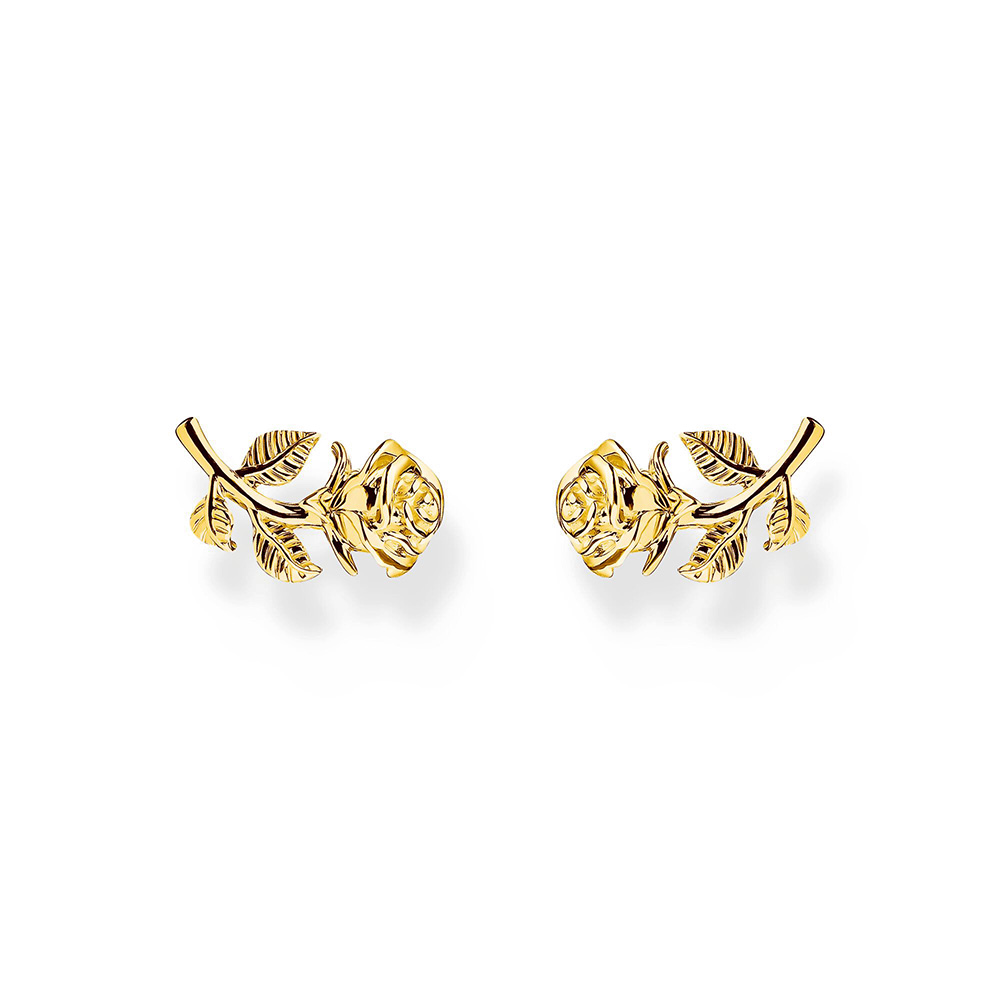 Thomas Sabo True Romance Ohrstecker Rose Roses Romance vergoldet H2314-413-39 bei Juwelier am Schloss in Schwetzingen Baden-Württemberg