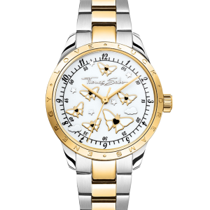 Thomas Sabo Damenuhr mit Schmetterlingen Bicolor WA0433-291-202 bei Juwelier am Schloss in Schwetzingen Baden-Württemberg