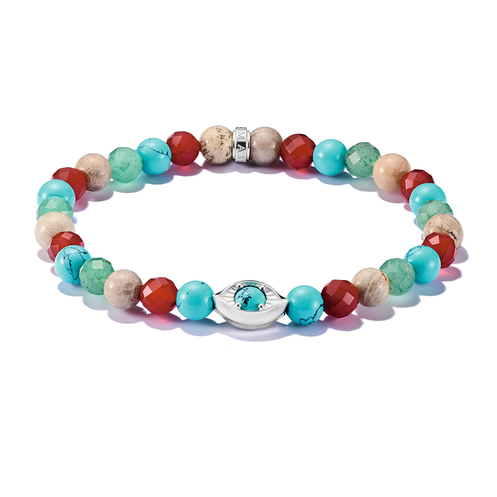 Thomas Sabo Elyndra Armband Beads Auge Bunt A2210-058-7 bei Juwelier am Schloss in Schwetzingen Baden-Württemberg