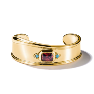 Thomas Sabo Elyndra Armreif Roter Zirkoniastein Elyndra 18k Vergoldung AR120-971-7 bei Juwelier am Schloss in Schwetzingen Baden-Württemberg