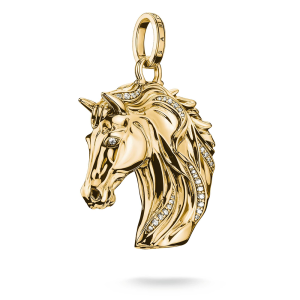 Thomas Sabo Elyndra Elyndra Pferdeanhänger mit Zirkonia 18k Vergoldung PE989-414-39 bei Juwelier am Schloss in Schwetzingen Baden-Württemberg