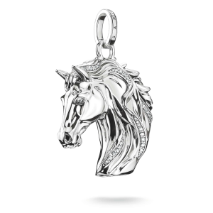 Thomas Sabo Elyndra Elyndra Pferdeanhänger mit Zirkonia Silber geschwärzt PE989-643-21 bei Juwelier am Schloss in Schwetzingen Baden-Württemberg
