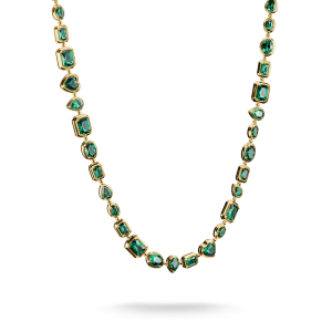 Thomas Sabo Elyndra Kette Grüne Steine Elyndra 18k Vergoldung KE2341-971-6 bei Juwelier am Schloss in Schwetzingen Baden-Württemberg