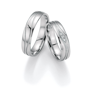 Fischer Trauringe Design Trauringe Bewegung 38-07254-050 bei Juwelier am Schloss in Schwetzingen Baden-Württemberg