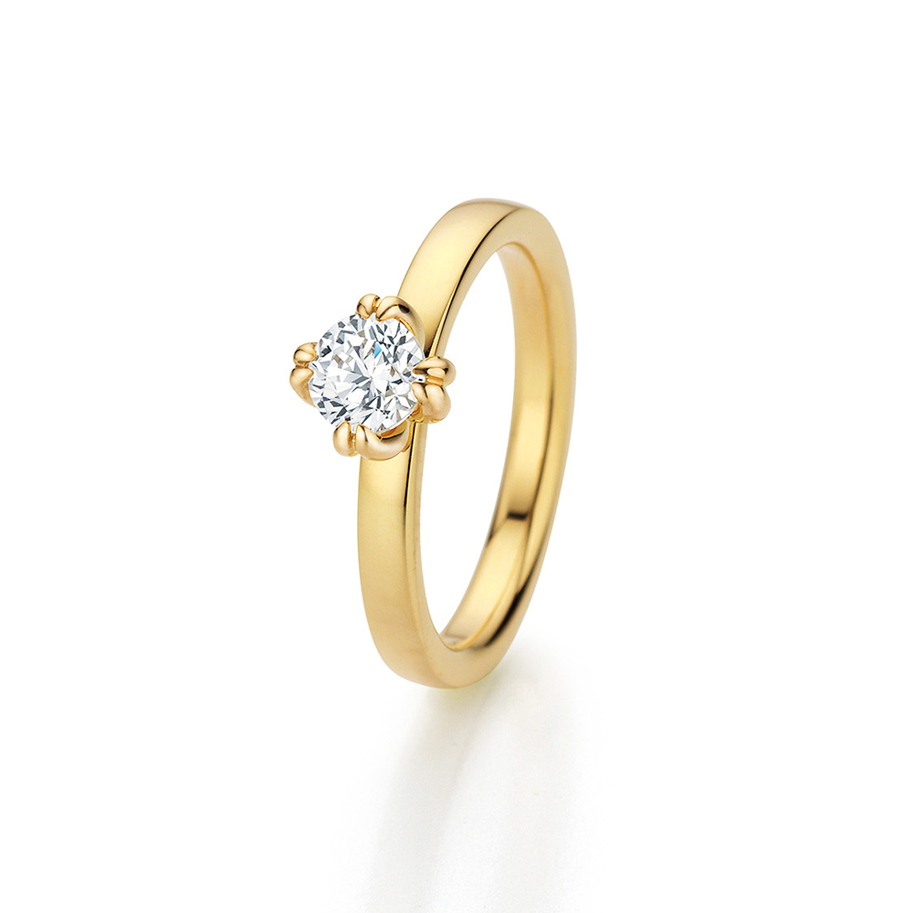 Fischer Trauringe Diamantringe Verlobungsring Die gekrönte Liebe 39-01132-010 bei Juwelier am Schloss in Schwetzingen Baden-Württemberg