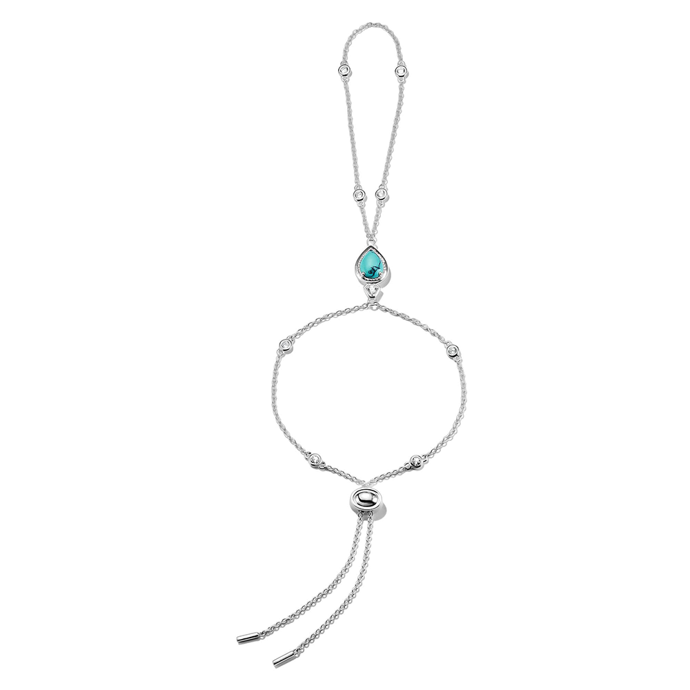 Thomas Sabo Elyndra Armband Türkiser Stein Elyndra Silber A2211-405-17 bei Juwelier am Schloss in Schwetzingen Baden-Württemberg