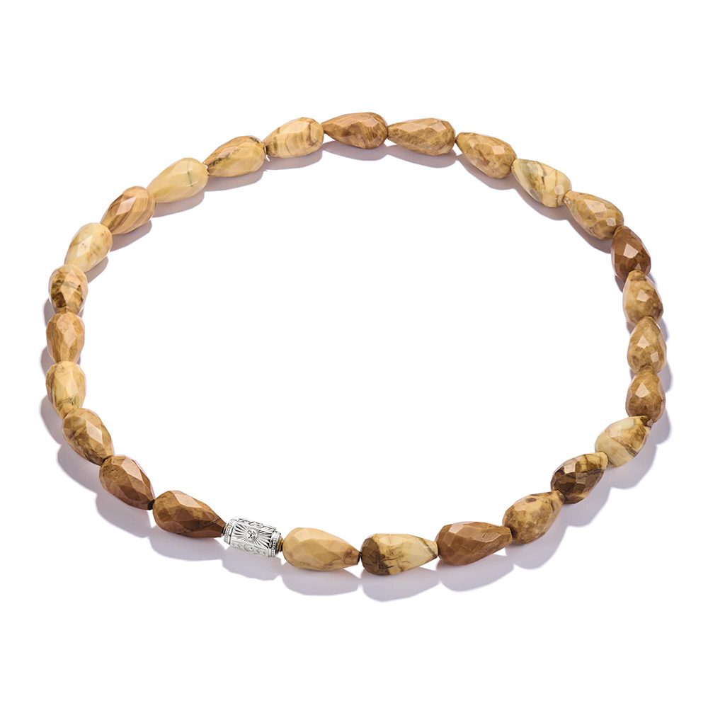 Thomas Sabo Elyndra Kette Gelbe Jaspis Beads Elyndra Silber KE2336-353-16 bei Juwelier am Schloss in Schwetzingen Baden-Württemberg