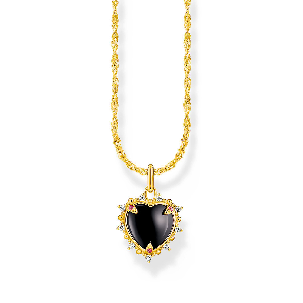 Thomas Sabo True Romance Kette mit Herz-Anhänger Heart Romance vergoldet KE2297-995-11 bei Juwelier am Schloss in Schwetzingen Baden-Württemberg