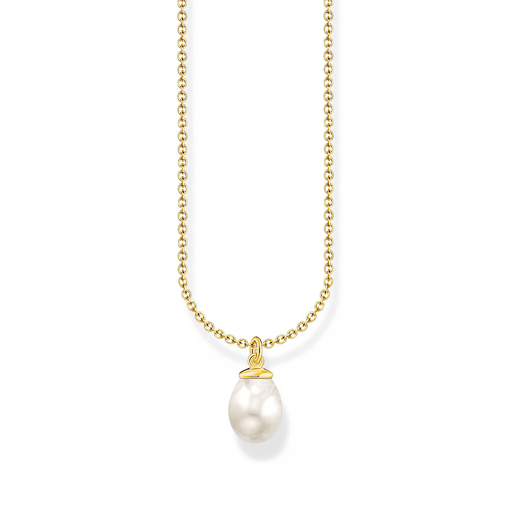 Thomas Sabo True Romance Kette mit Perlen-Anhänger vergoldet KE2238-430-14 bei Juwelier am Schloss in Schwetzingen Baden-Württemberg