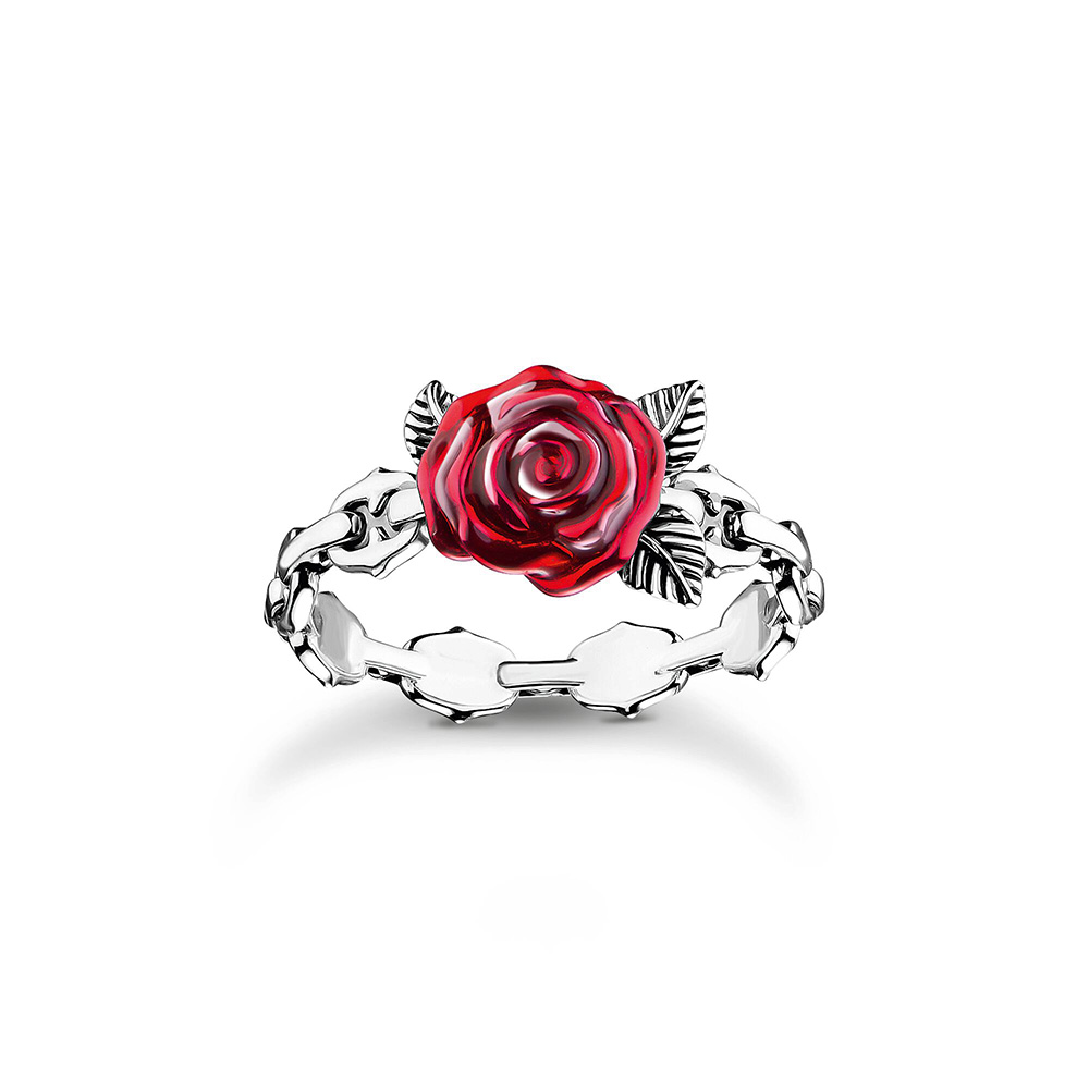 Thomas Sabo True Romance Ring Rose Roses Romance Silber TR2482-664-10 bei Juwelier am Schloss in Schwetzingen Baden-Württemberg