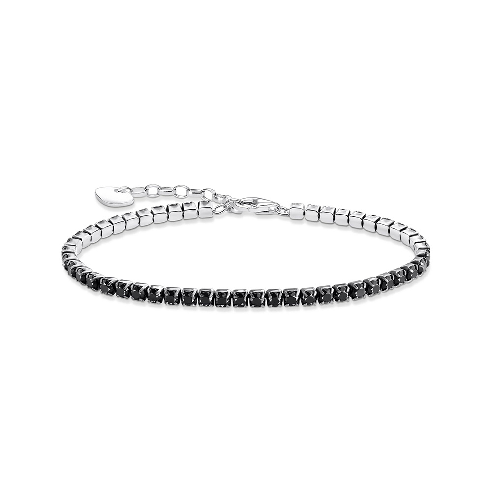 Thomas Sabo True Romance Tennisarmband mit schwarzen Steinen Silber A2167-643-11 bei Juwelier am Schloss in Schwetzingen Baden-Württemberg