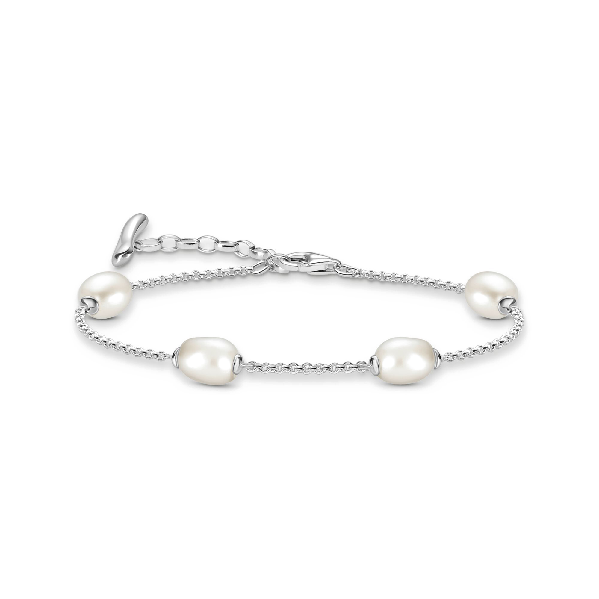 Thomas Sabo Armband mit Perlen Natural Beauty Silber A2189-082-14 bei Juwelier am Schloss in Schwetzingen Baden-Württemberg