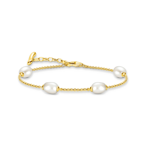 Thomas Sabo Armband mit Perlen Natural Beauty vergoldet A2189-430-14 bei Juwelier am Schloss in Schwetzingen Baden-Württemberg