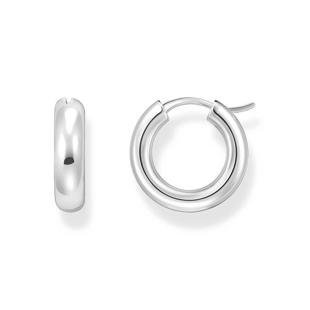 Thomas Sabo Bold Elegance Creolen Chunky-Design Silber CR747-001-21 bei Juwelier am Schloss in Schwetzingen Baden-Württemberg