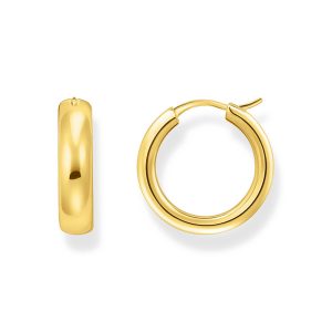 Thomas Sabo Bold Elegance Creolen Chunky-Design vergoldet CR746-413-39 bei Juwelier am Schloss in Schwetzingen Baden-Württemberg