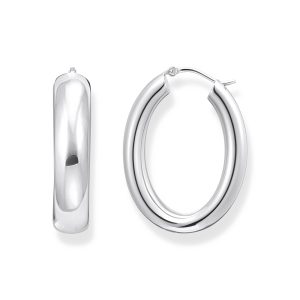 Thomas Sabo Bold Elegance Creolen Chunky Silber CR739-001-21 bei Juwelier am Schloss in Schwetzingen Baden-Württemberg