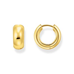 Thomas Sabo Bold Elegance Creolen Mini-Chunky-Form vergoldet CR741-413-39 bei Juwelier am Schloss in Schwetzingen Baden-Württemberg