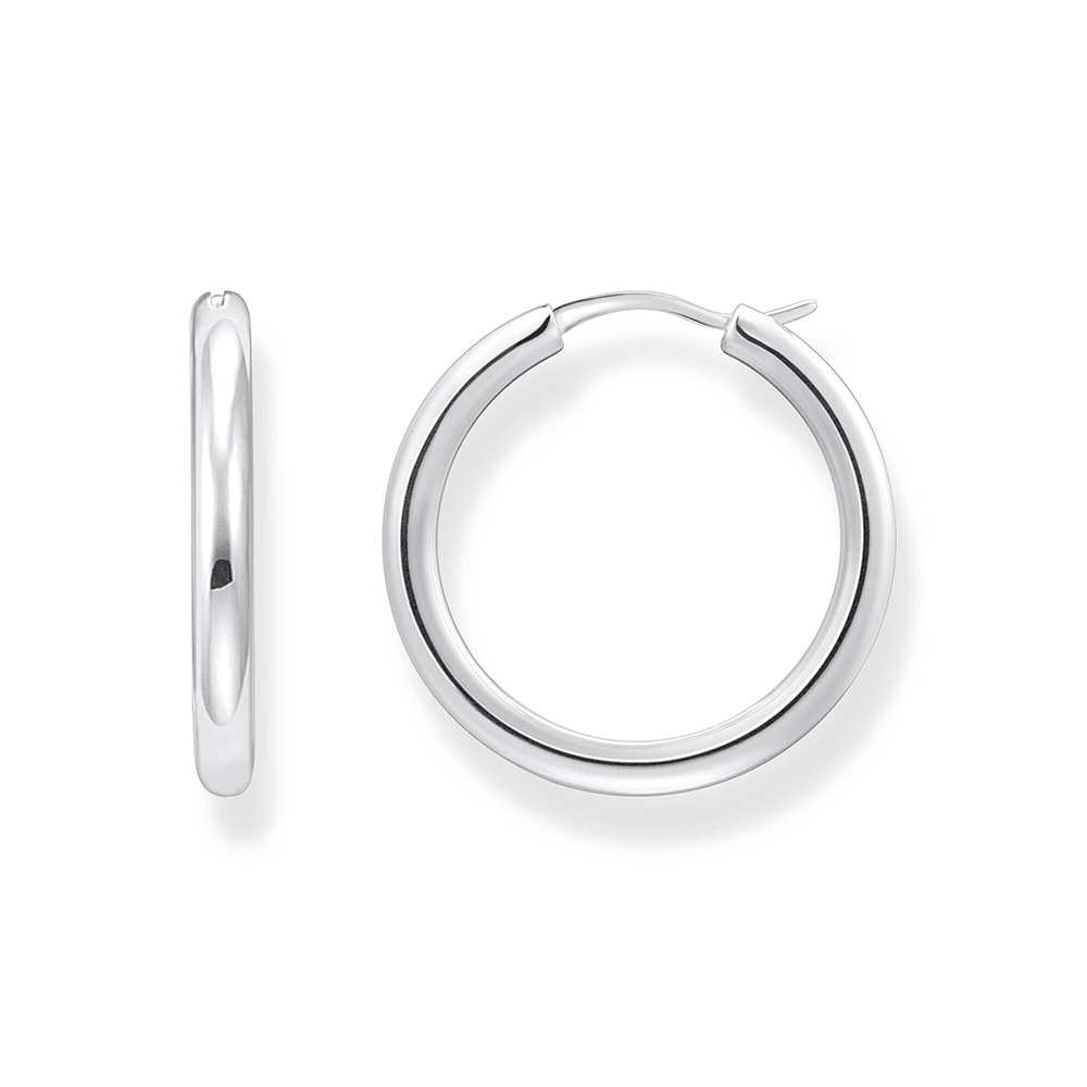 Thomas Sabo Bold Elegance Creolen mit klassisch-elegantem Design Silber CR745-001-21 bei Juwelier am Schloss in Schwetzingen Baden-Württemberg