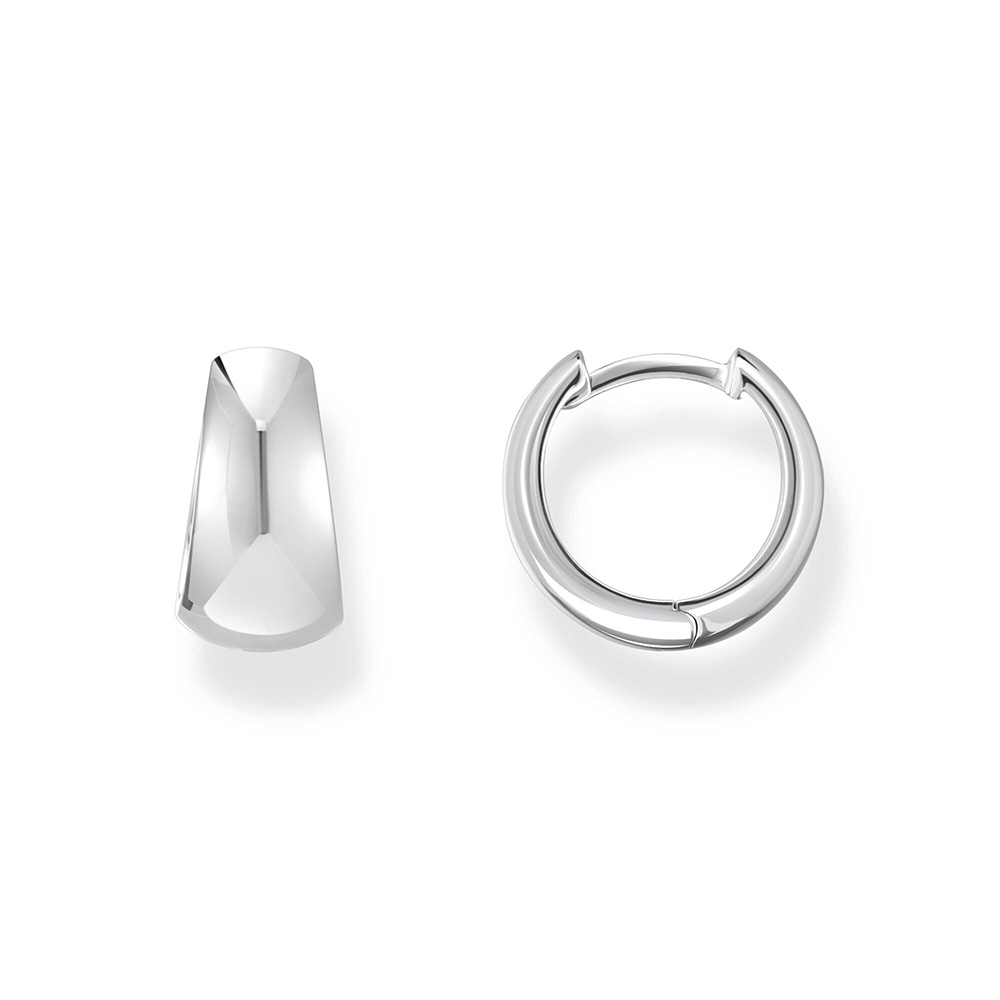 Thomas Sabo Bold Elegance Creolen Trapezform Silber CR740-001-21 bei Juwelier am Schloss in Schwetzingen Baden-Württemberg