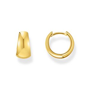 Thomas Sabo Bold Elegance Creolen Trapezform vergoldet CR740-413-39 bei Juwelier am Schloss in Schwetzingen Baden-Württemberg