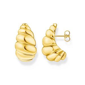 Thomas Sabo Bold Elegance Ohrstecker organische Formen vergoldet H2326-413-39 bei Juwelier am Schloss in Schwetzingen Baden-Württemberg