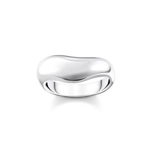Thomas Sabo Bold Elegance Ring mit geschwungener Form Silber TR2473-001-21 bei Juwelier am Schloss in Schwetzingen Baden-Württemberg
