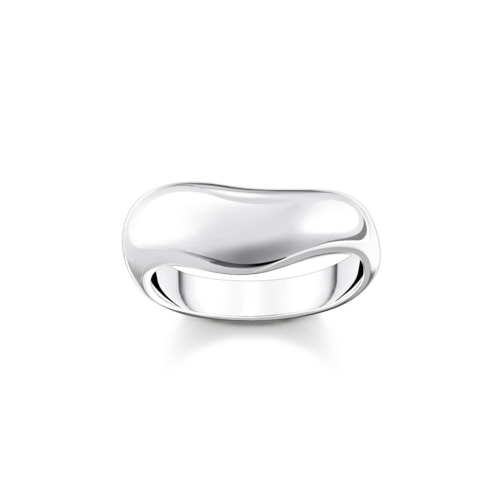 Thomas Sabo Bold Elegance Ring mit geschwungener Form Silber TR2473-001-21 bei Juwelier am Schloss in Schwetzingen Baden-Württemberg