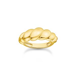 Thomas Sabo Bold Elegance Ring organische Formen vergoldet TR2494-413-39 bei Juwelier am Schloss in Schwetzingen Baden-Württemberg