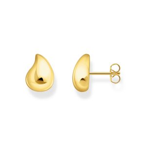 Thomas Sabo Bold Elegance Tropfen-Ohrstecker mit organischer Form vergoldet H2303-413-39 bei Juwelier am Schloss in Schwetzingen Baden-Württemberg