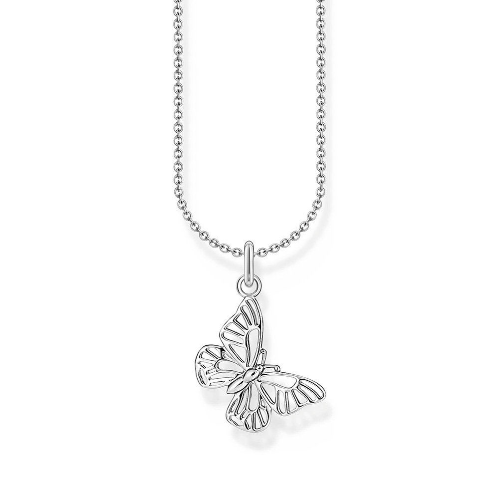 Thomas Sabo Essentials Kette mit Schmetterling-Anhänger Silber KE2223-001-21 bei Juwelier am Schloss in Schwetzingen Baden-Württemberg