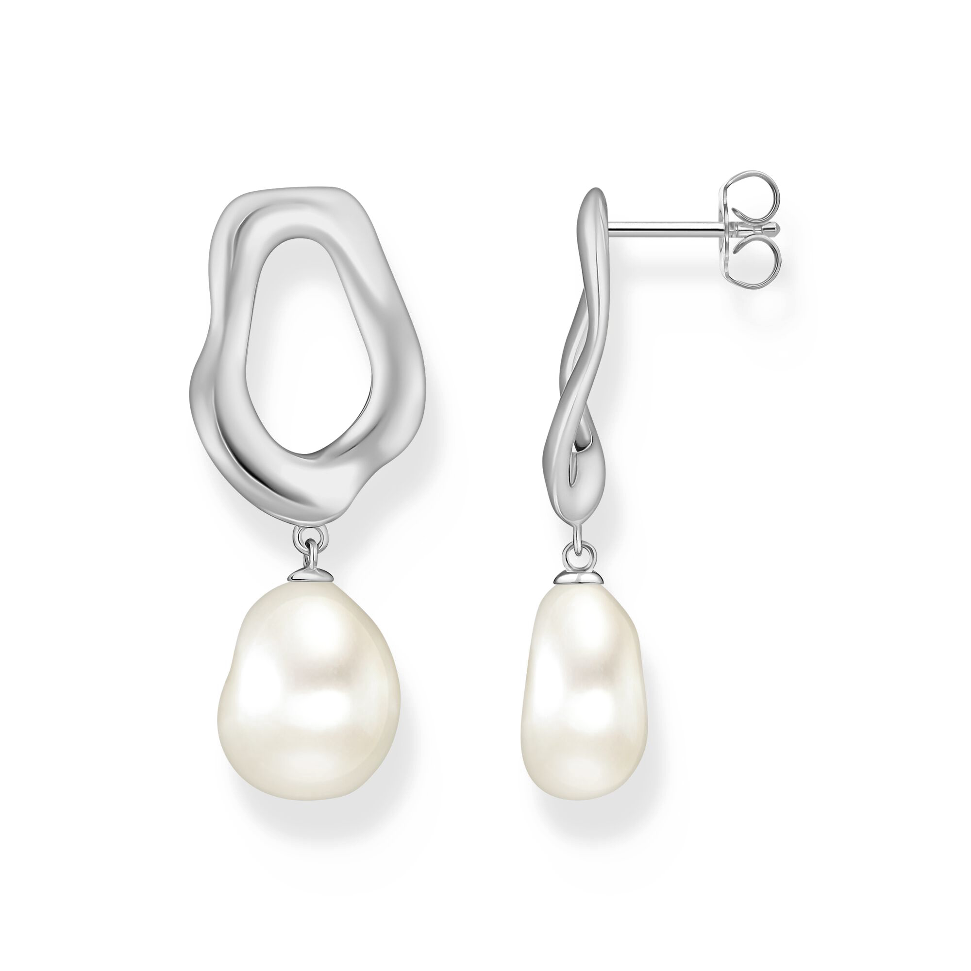 Thomas Sabo Ohrringe mit Perle Natural Beauty Silber H2322-082-14 bei Juwelier am Schloss in Schwetzingen Baden-Württemberg