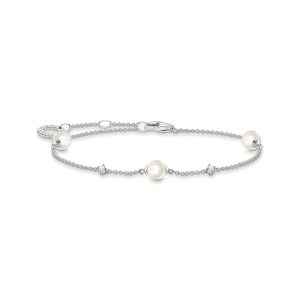 Thomas Sabo True Romance Armband Perlen mit weißen Steinen silber A2038-167-14 bei Juwelier am Schloss in Schwetzingen Baden-Württemberg